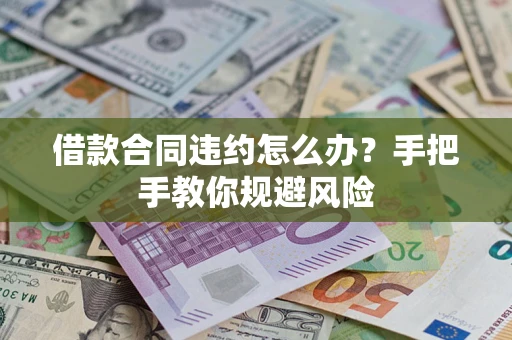 武汉借款合同违约怎么办？手把手教你规避风险
