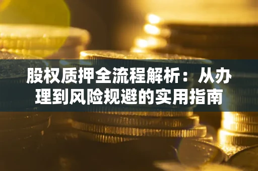 武汉股权质押全流程解析：从办理到风险规避的实用指南