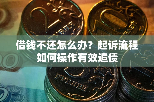 武汉借钱不还怎么办？起诉流程如何操作有效追债
