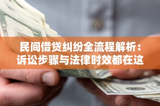 武汉民间借贷纠纷全流程解析：诉讼步骤与法律时效都在这儿了