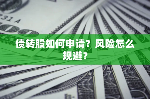 武汉债转股如何申请？风险怎么规避？